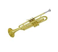 trompeta instrumento de metal Instrumento De Trompeta Si Bemol Principiante Jóvenes Pioneros Examen De Desempeño Instrumento De Viento Profesional (Color : Gold)