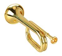 Trompeta, Instrumento de Trompeta con Llave C, Acabado de Latón Fino, Fácil de Tocar para Regalo (Oro)