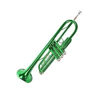 Trompeta Instrumento De Trompeta En Si Bemol Verde Para Principiantes De Acero Inoxidable Profesional De Tono Rico En Latón