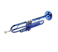 Trompeta Instrumento de viento occidental para principiantes trompeta azul.