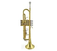 Trompeta Instrumento Estudiante Principiante Nivel De Rendimiento Profesional Adulto Si Bemol (Color : Gold)