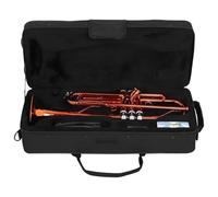 Trompeta Instrumento Musical Juego De Trompeta Sib De Latón Naranja Para Principiantes Con Caja Y Guantes