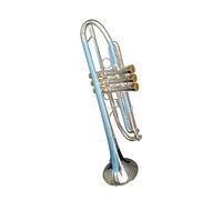 trompeta Instrumento Musical Profesional De Trompeta Chapada En Oro Con Cuerpo Bañado En Plata Bb De Tono De Grado Profesional