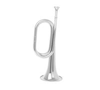 Trompeta Instrumento Musical Trompeta De Latón Con Instrumento Musical De Latón Para Orquesta De Banda Escolar(Silver)