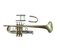 Trompeta Instrumento Musical Trompeta Profesional Bb Tune Superficie Chapada En Latón Dorado Instrumentos De Música Profesionales Con Estuche