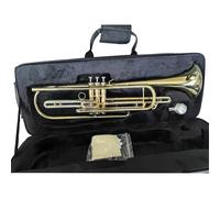 Trompeta Instrumento Musical Tubo De Afinación De Cuproníquel Trompeta Tono Bb Bajo Lacado En Oro Profesional