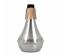 Trompeta ligera de aleación de aluminio recta, silenciadores de trompeta, silenciadores de trompeta de práctica, mini trompeta de aleación de aluminio, silenciadores de trompeta silenciadores de
