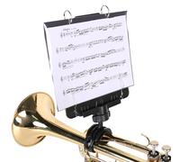 Trompeta lira, fácil de rotar, portátil, antideslizante, soporte de música Marschlyra para trompeta, para estudiantes, músicos, principiantes, profesionales, desfiles, estadios, ejercicio, muestra