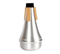 Trompeta Mute Tiras de Corcho Aleación de Aluminio Copa de Práctica Trompeta Corneta para Instrumentos Musicales