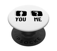 Trompeta Orgullosos Hombres Divertidos Trompetista PopSockets PopGrip Adhesivo