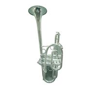 Trompeta Para Adultos JYTR - E170 Trompeta De Marcha Llave B Chapado En Plata Excelente Calidad Y Buen Sonido Con Estuche Boquillas