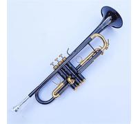 Trompeta Para Adultos Trompeta Bb Instrumentos De Latón Amarillo Chapados En Oro Y Níquel Negro Instrumentos Musicales Bb Trumpete
