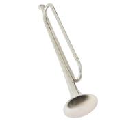 Trompeta Para Adultos Trompeta De Latón Profesional Principiante Adulto Tocando Instrumento Hermoso Tono(Silver)