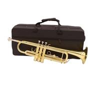 Trompeta Para Adultos Trompeta De Música De Latón Con Llave Plana Foto Real Instrumento De Viento B Conjunto Completo