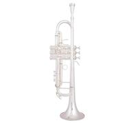 Trompeta Para Adultos Trompeta Pequeña Chapada En Plata 8335 Instrumento Plano Bb Trompeta Bb De Latón(B)