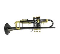 Trompeta para estudiante Trompeta Bb De Latón Negro Instrumento De Viento De Madera De Latón Profesional Acero Inoxidable Tono De Trompeta Estándar Profesional