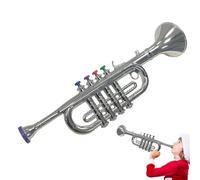 Trompeta para Niños: Trompeta para Estudiantes, Trompeta para Principiantes, Trompeta Asequible | Instrumento Ligero Y Duradero para Lecciones De Música, Kit De Iniciación Fácil De Tocar para Ban