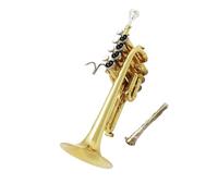 Trompeta Portátil B Trompeta De Palma Plana Cornet De Bolsillo Instrumento De Latón