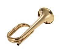 Trompeta principiante B Cuerta Plana Llamada Trompeta De Latón Cuerno De Caballería Con Boquilla Para La Banda Escolar Caballería Orquesta Militar Trompeta Latón