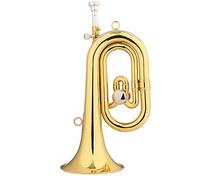 Trompeta principiante C-Sharp Switch To C División De Cargador De Banda Militar Trompeta Latón