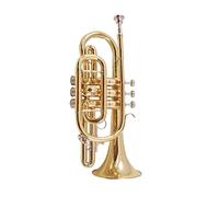 Trompeta principiante Instrumento De Cornet Instrumento BB Tune Monedero General Para Principiantes Orquestas Trompeta Latón