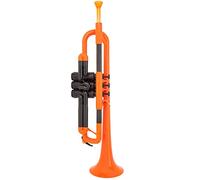 Trompeta principiante Trompeta De Plástico Naranja B-Flat Trumpet Es Adecuado Para Principiantes Para Probar Las Calificaciones Trompeta Latón