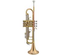 Trompeta principiante Trompeta Tri-Teléfono, BB-Flat Brass Band Trumpet Trompeta Latón