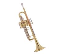 Trompeta Principiante Tubo De Boquilla De Bronce Fosforado De Tres Colores Con Instrumento De Trompeta En Clave B