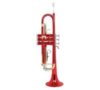 Trompeta profesional Instrumento De Trompeta Bb Cuerpo De Latón Trompeta Con Llave Dorada Colorida Instrumento De Trompeta Para Estudiantes (Color : 03)