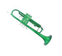 Trompeta profesional Trompeta Verde Bb Plana Profesional Instrumento Musical De Latón Exquisito Trompete Duradero