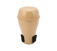 Trompeta Sordina Recta, ABS Duradera Ligero Compacto Trompeta de Larga Duración Sordina de Práctica para Exteriores para Interiores(Color madera)