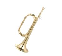 Trompeta Trompeta cuerno de caballería de latón con boquilla llamada de corneta de latón banda escolar banda de caballería instrumento de latón
