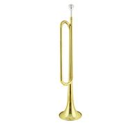 Trompeta Trompeta profesional totalmente de bronce para tocar la trompeta juvenil, trompeta dorada, trompeta militar, actuación de banda de corneta