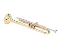 Trompetas Alto B-Flat Brass De Tres Colores Es Adecuado Para El Rendimiento De La Banda De La Escuela Principiante Instrumento trompeta