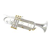 Trompetas B Llaves De Oro Plateadas Con Instrumentos De Trompeta Instrumento trompeta
