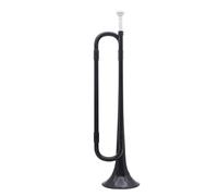Trompetas B Plana Trompeta Bugle Cavalería Trompeta Plástica Amigable Con El Medio Ambiente Con La Boquilla Para El Estudiante 5 Colores Para La Opción Instrumento trompeta (Color : Black)