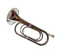 Trompetas Bb Bugle Bug With Bag Nickel Chapado Bugle Cuerno Instrumentos Musicales Trompeta Instrumento trompeta