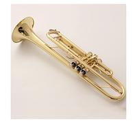 Trompetas BB Trumpet Gold Lacques Music Instruments Profesional Trompetas Estudiante Incluido Caso Accesorios Para Boquillas Instrumento trompeta