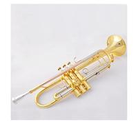 Trompetas BB Trumpet Gold Lacques Music Instruments Profesional Trompetas Estudiante Incluido Caso Accesorios Para Boquillas Instrumento trompeta