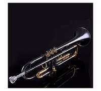 Trompetas BB Tune Trumpet Musical Instrument Brass Black Nickel Gold Plated B Flat Trumpet Horn Instrumento trompeta