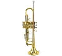 Trompetas Boquilla De Bronce Fosforoso Cuproníquel Tubo Diafónico B Instrumento De Trompeta Plana Instrumento trompeta