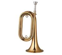 Trompetas Bugle De Latón Llamada Trompeta Cuerna De Caballería Con Boquilla Bolsa De Transporte Para Principiantes Banda Escolar Orquesta Militar Instrumento trompeta