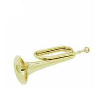 Trompetas Bugle Pioneer Charger Montando Cuerno Paso Cuerno Fácil De Soplar Cuerno Instrumento trompeta