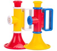 trompetas de Juguete de plástico ABS para niños, Herramienta de enseñanza de Sonido, Instrumento portátil de 5x3 Pulgadas con 2 Efectos de Sonido, Instrumentos Musicales educativos para niños y n
