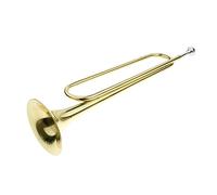 Trompetas Durable Brass Juventud Niños Estudiantes Mini Marching Bugle Trumpet Golden B Instrumento trompeta
