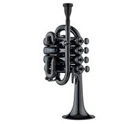 Trompetas Instrumento de latón de trompeta de triple de plástico en plana B para principiantes para probar el nivel de rendimiento profesional Instrumento trompeta (Color : 5)