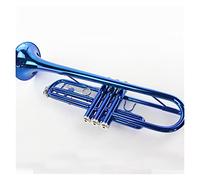 Trompetas Instrumento De Trompeta Azul Del Instrumento De Viento Occidental Del Principiante Instrumento trompeta
