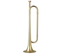Trompetas Llamada De Bugle De Latón C Cuerna De Caballería De Trompeta Chapada En Oro Con La Boquilla Instrumento Musical Para Principiantes Instrumento trompeta