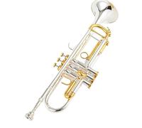 Trompetas para estudiantes principiantes Trompeta Bb Trompeta Plateada Pequeño Instrumento Musical De Latón Instrumentos Profesionales Para Principiantes
