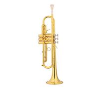 Trompetas Pequeño Pistón De Monel B-Flat Lacado Oro/Plateado Plateado Instrumento trompeta